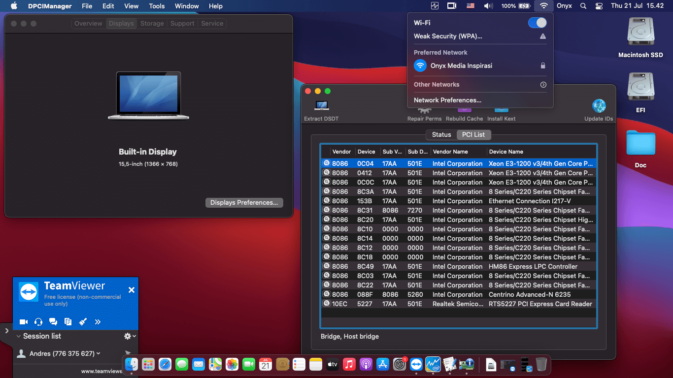 Lenovo Thinkpad L540 2nd [Haswell   Intel HD 4600 + PS2]   OpenCore 2